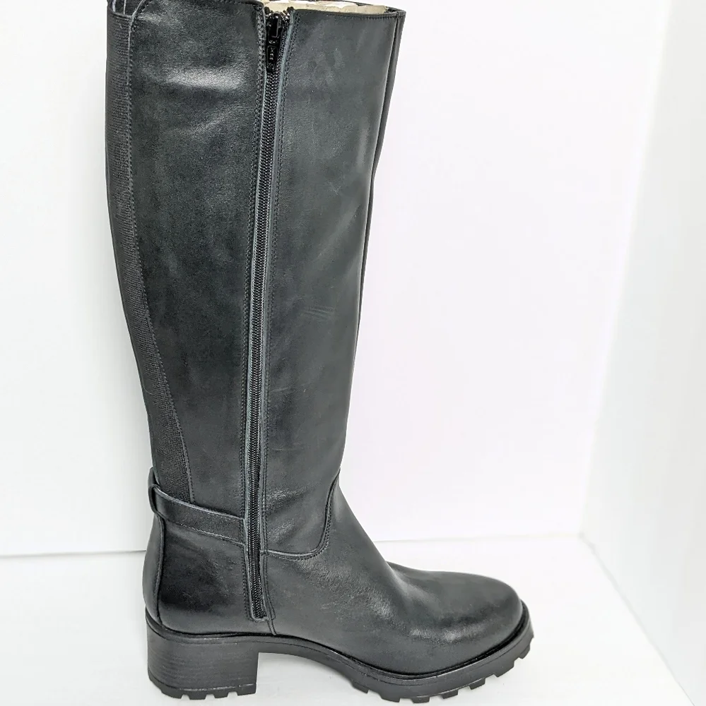 Girotti leather knee high boots - Picture 12 of 16
